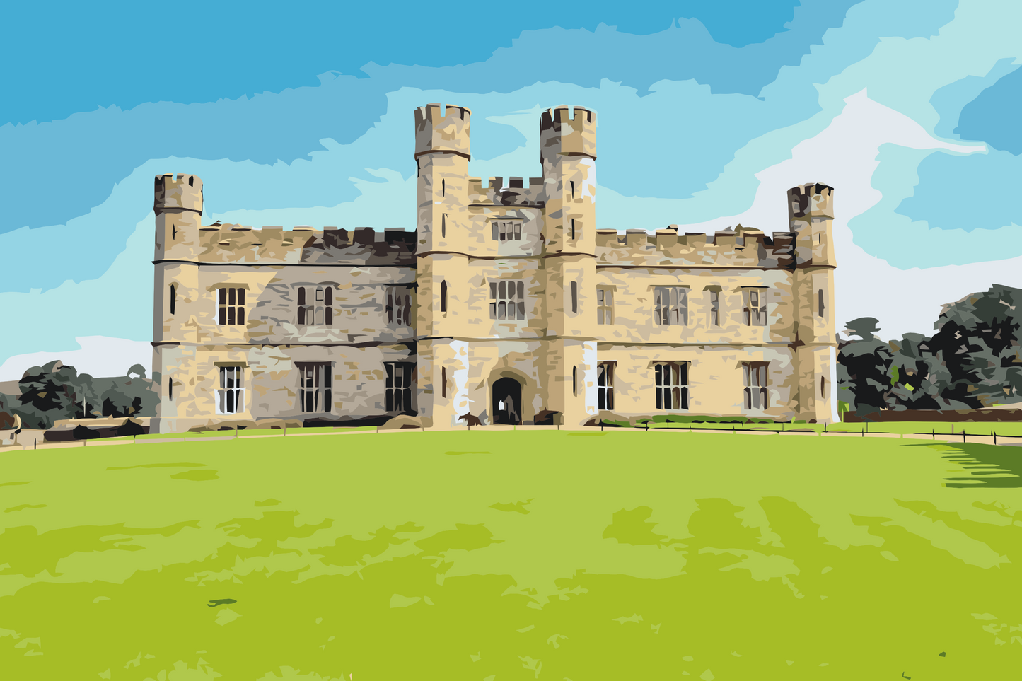 Paint by Numbers - Leeds Castle, England