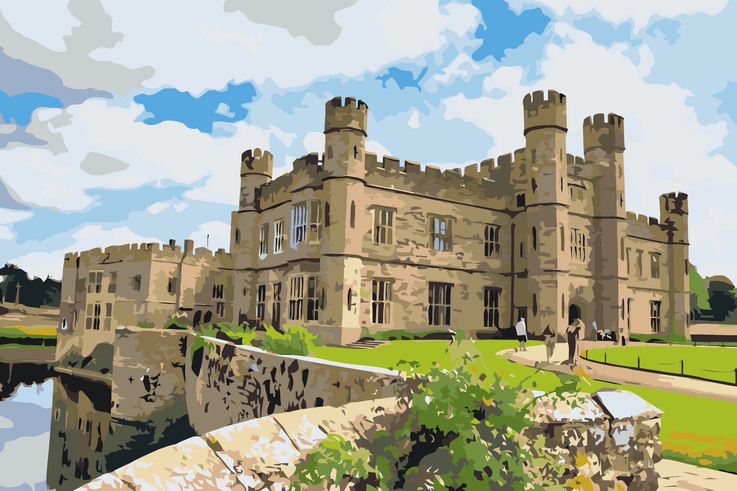 Paint by Numbers - Leeds Castle, England 2
