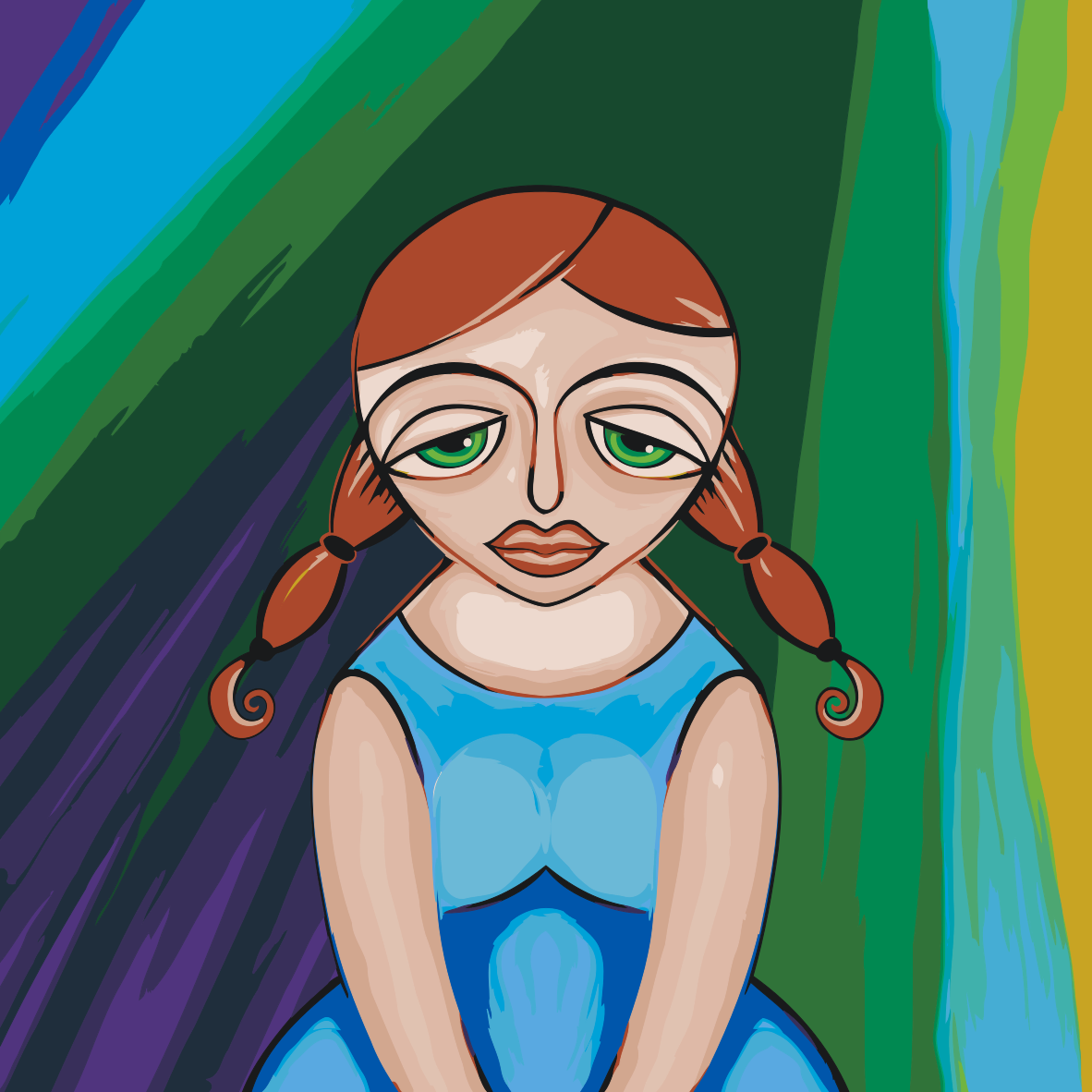 Paint by Numbers - Triste pige