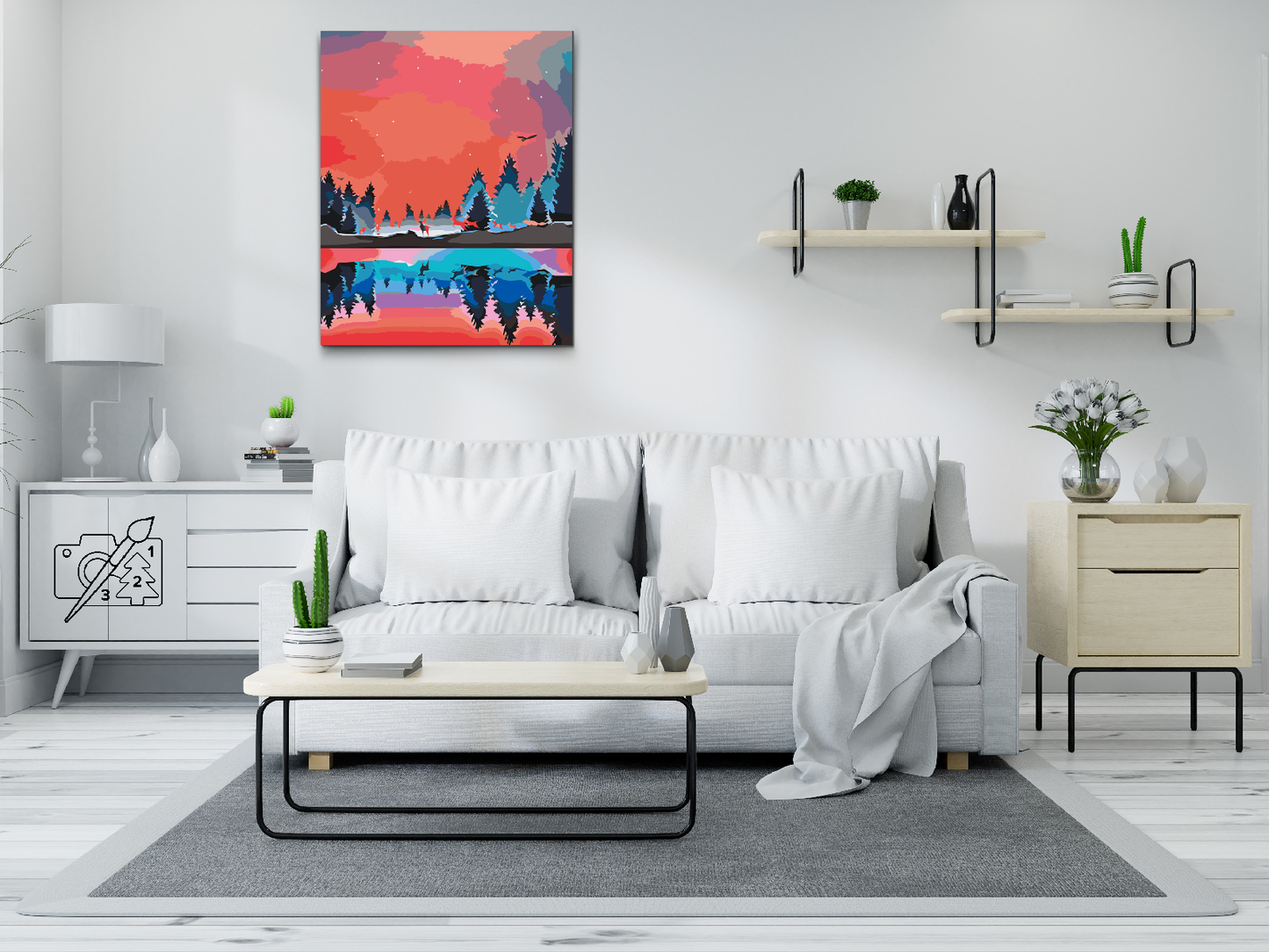 Paint by Numbers - Vinterlandskab 2
