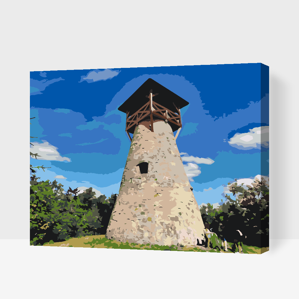 Paint by Numbers - Bobovec Udkigstårn, Slovakiet
