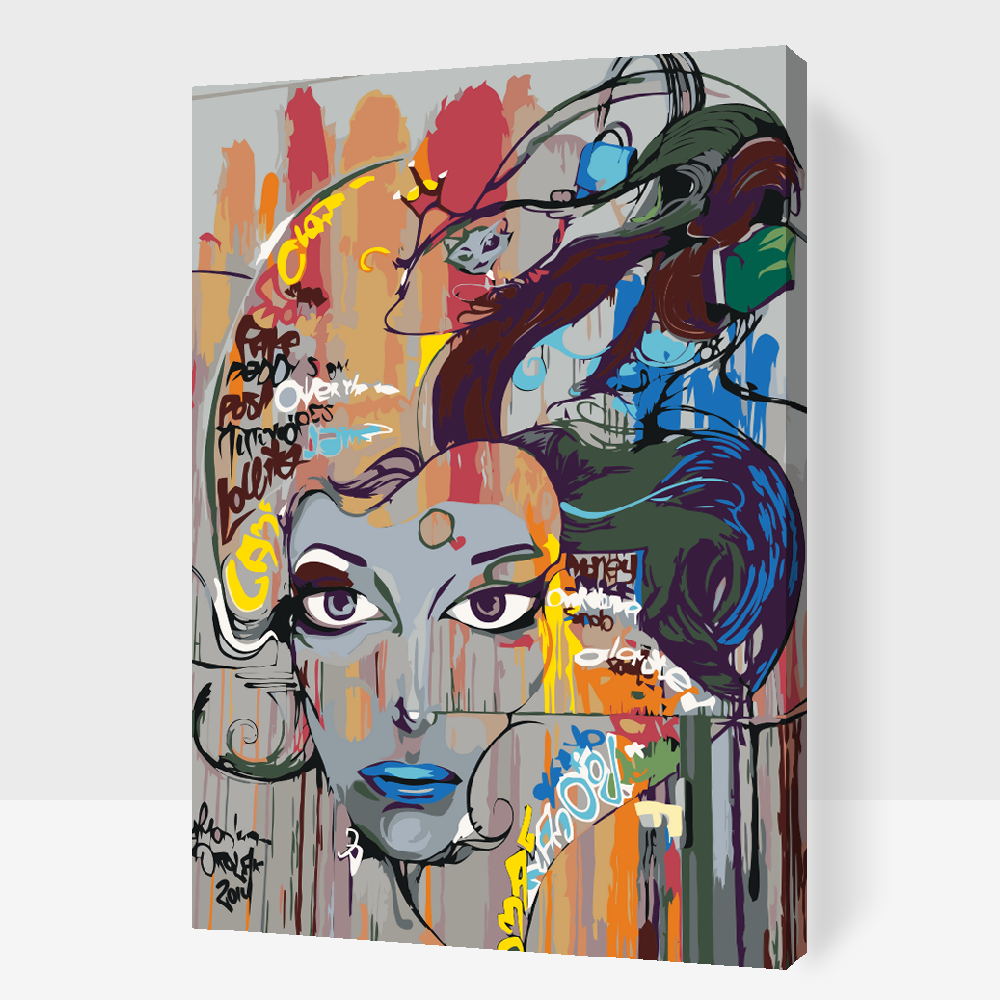 Paint by Numbers - Smukke blå læber