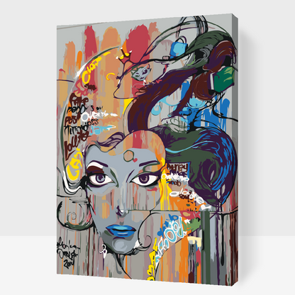 Paint by Numbers - Smukke blå læber