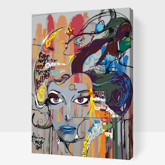 Paint by Numbers - Smukke blå læber