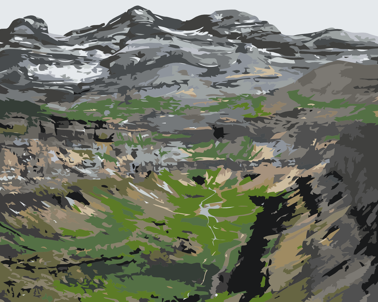 Paint by Numbers - Ordesa-kløften, Spanien
