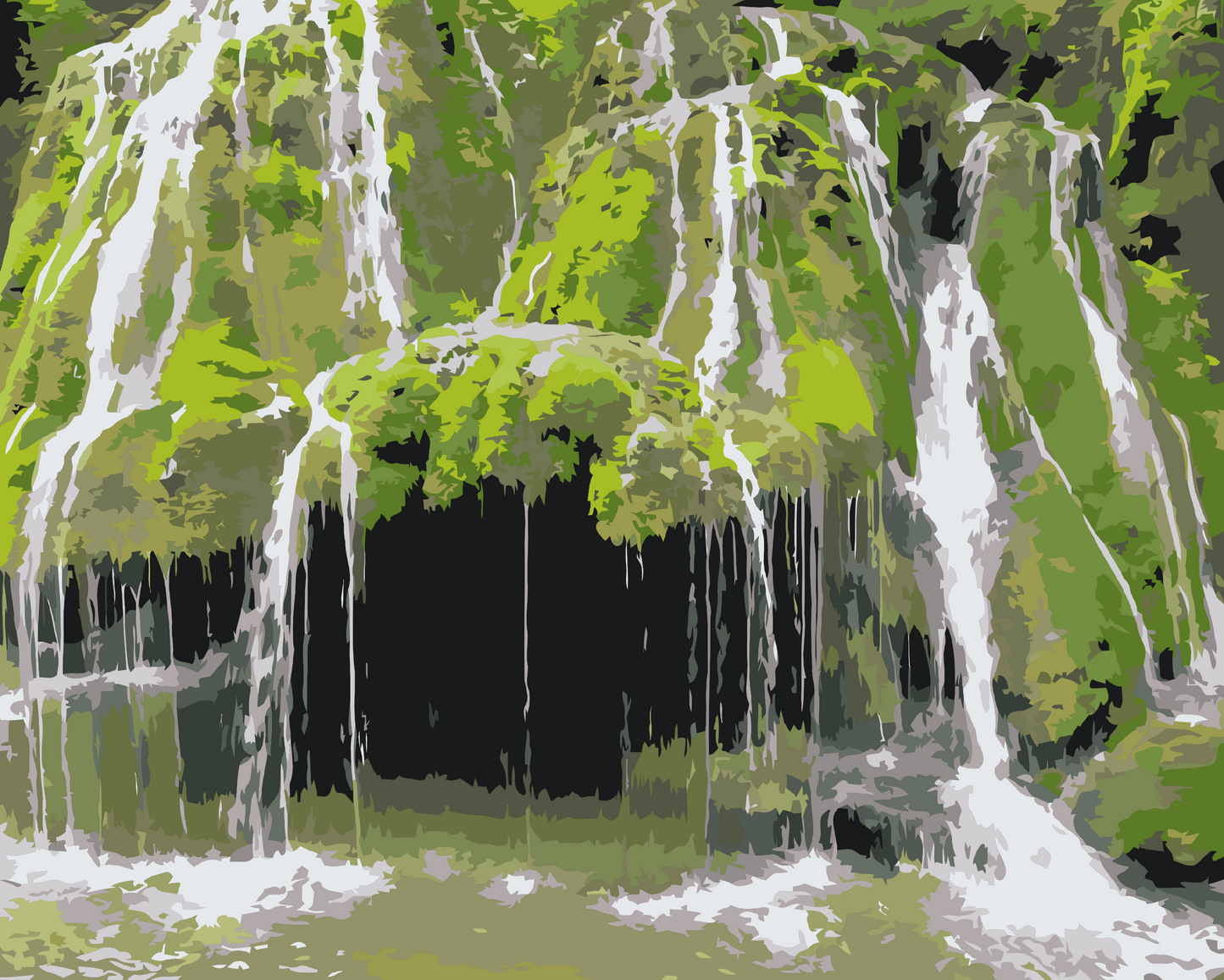 Paint by Numbers - Bigar-vandfaldene, Rumænien