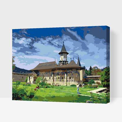 Paint by Numbers - Moldovita Kloster, Rumænien