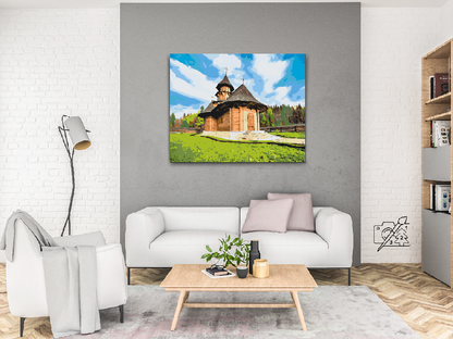 Paint by Numbers - Sihastria. Kloster, Rumænien 2