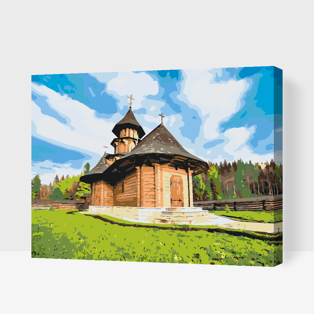 Paint by Numbers - Sihastria. Kloster, Rumænien 2