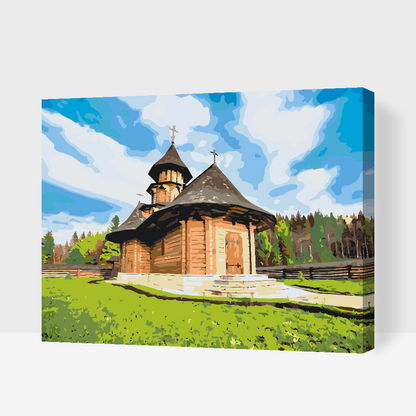 Paint by Numbers - Sihastria. Kloster, Rumænien 2