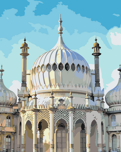 Paint by Numbers - Royal Pavilion, Brighton - England