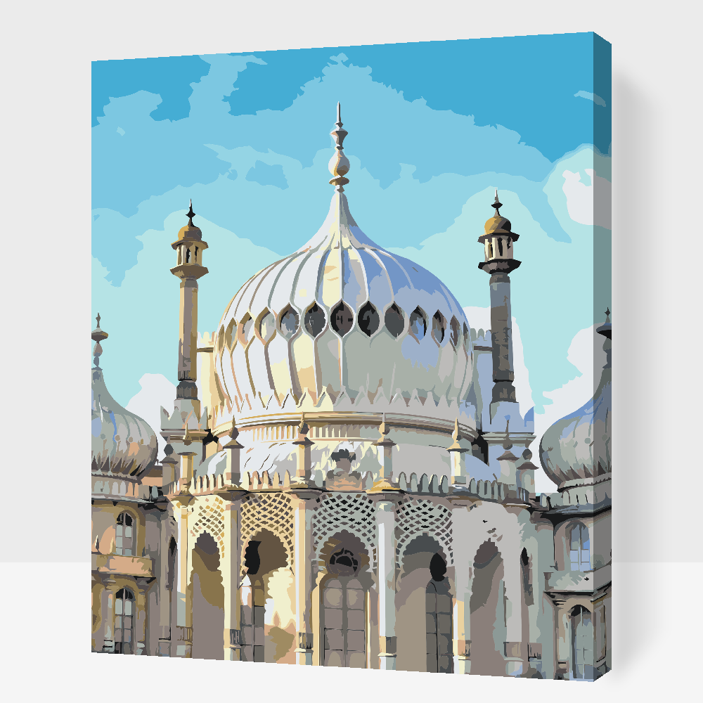 Paint by Numbers - Royal Pavilion, Brighton - England