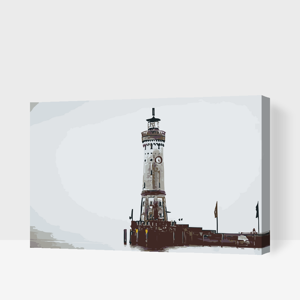 Paint by Numbers - Fyrtårn 2