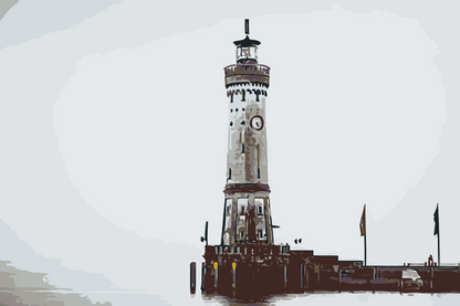Paint by Numbers - Fyrtårn 2