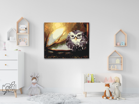 Paint by Numbers - Wise Owl