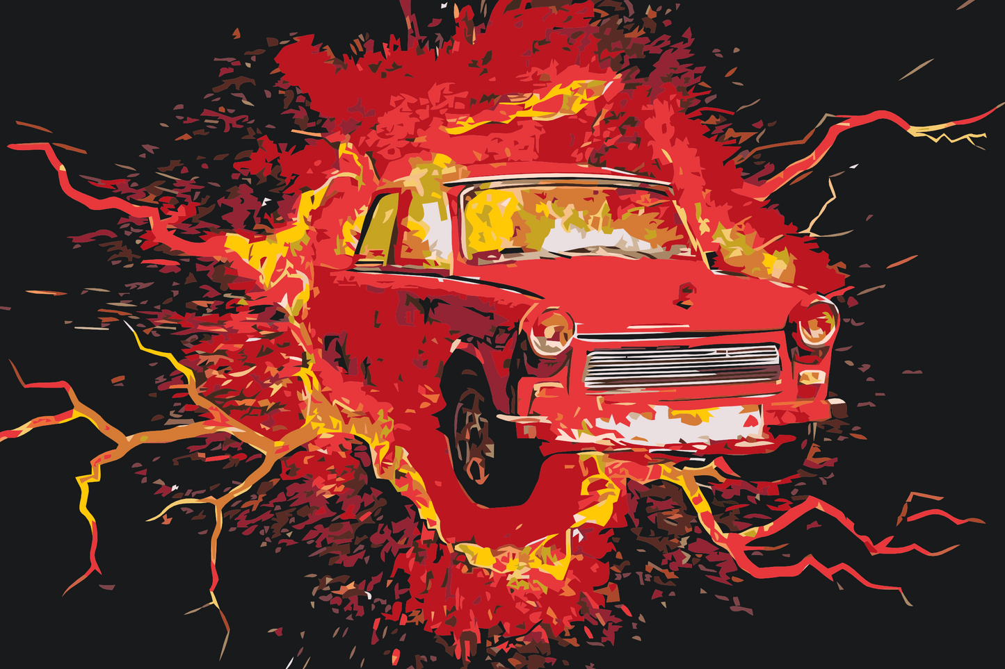 Paint by Numbers - Trabant