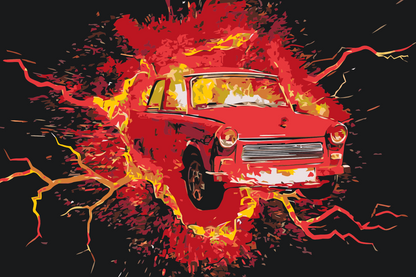 Paint by Numbers - Trabant
