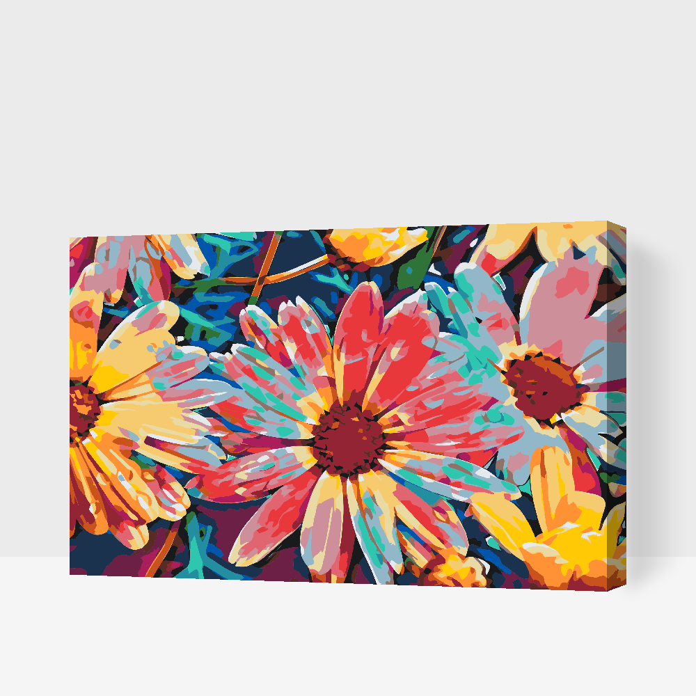 Paint by Numbers - Neonblomster