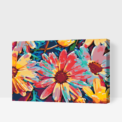 Paint by Numbers - Neonblomster