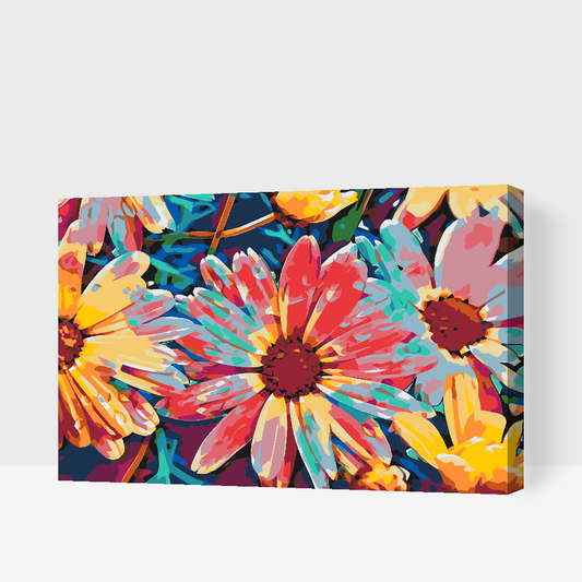 Paint by Numbers - Neonblomster