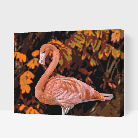 Paint by Numbers - Flamingo i naturen
