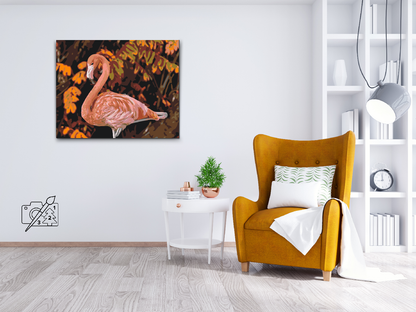 Paint by Numbers - Flamingo i naturen