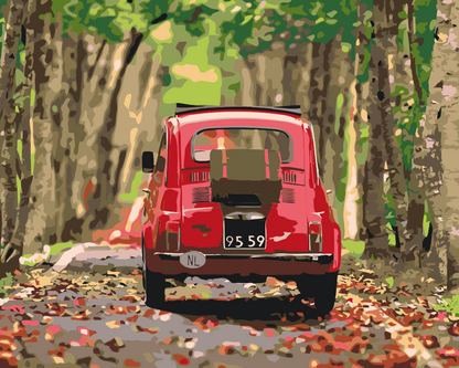 Paint by Numbers - Fiat 500