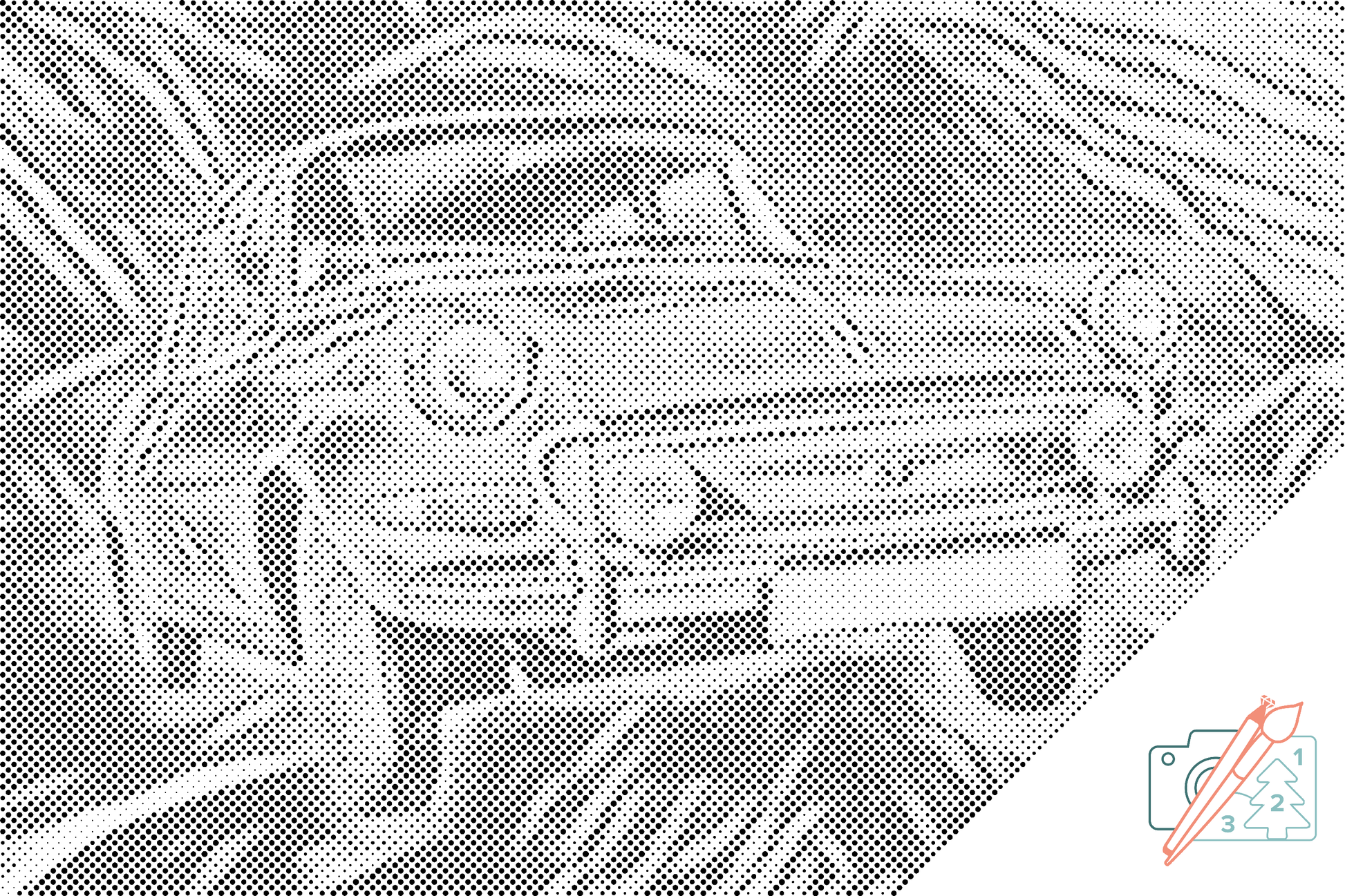 Mal-med-prikker -  Škoda 1000
