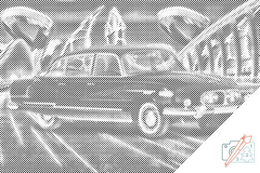 Mal-med-prikker -  Tatra 603