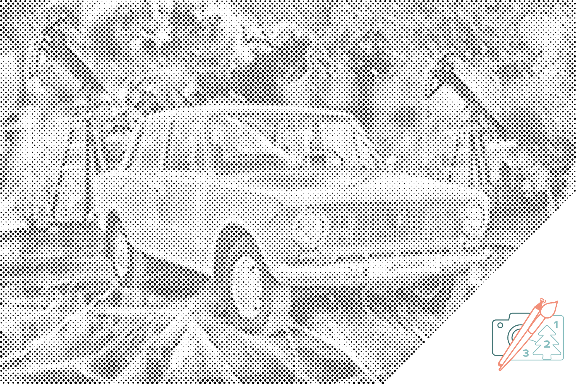 Mal-med-prikker -  Lada