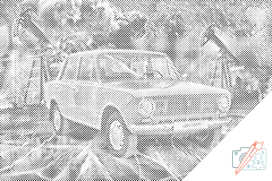 Mal-med-prikker -  Lada