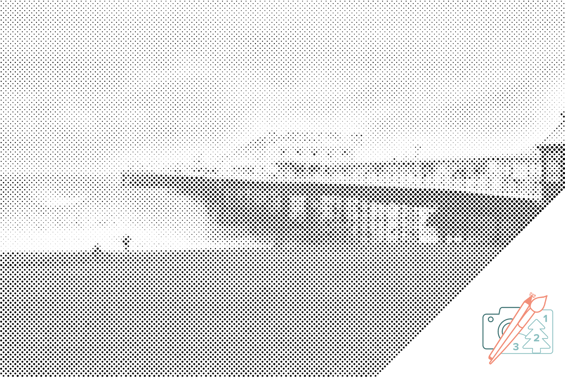 Mal-med-prikker -  Brihton Pier, England