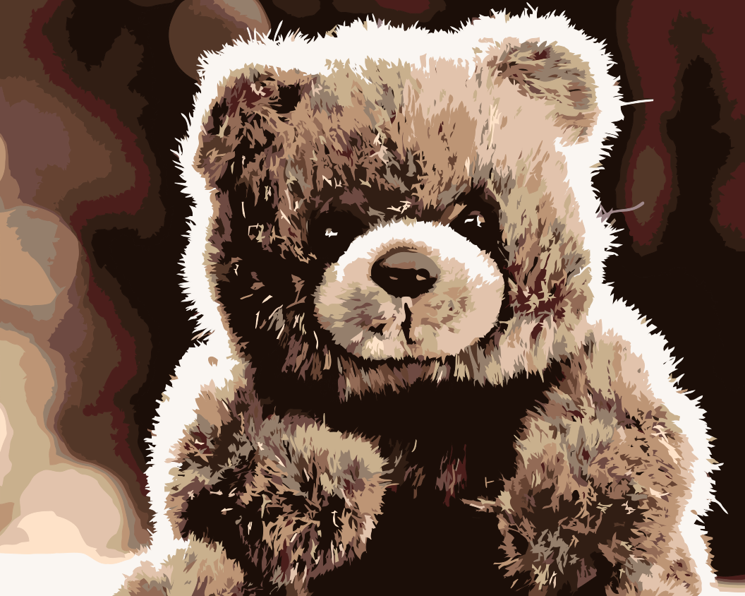 Paint by Numbers - Teddy