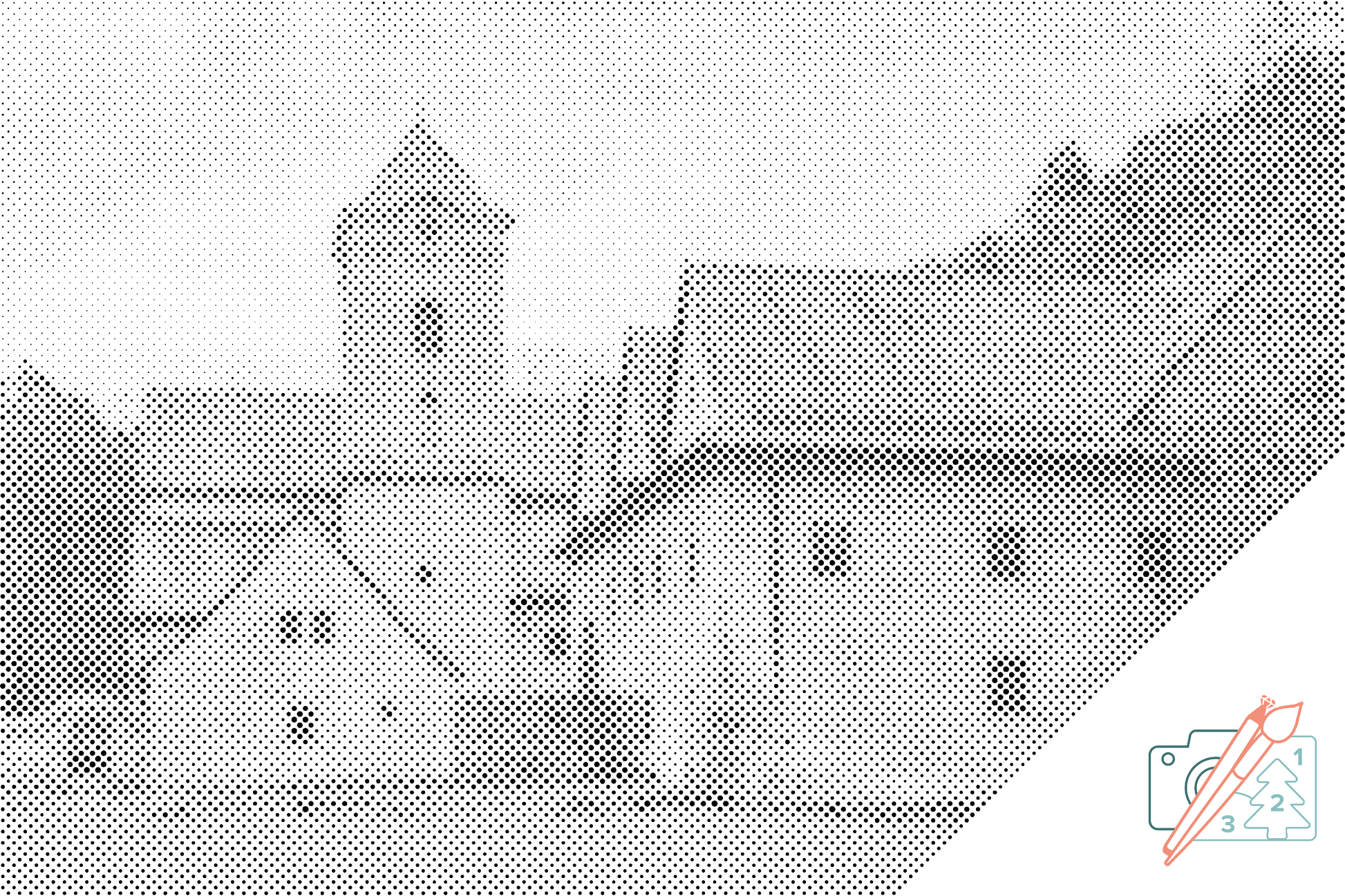 Mal-med-prikker -  Røde Kloster, Slovakiet