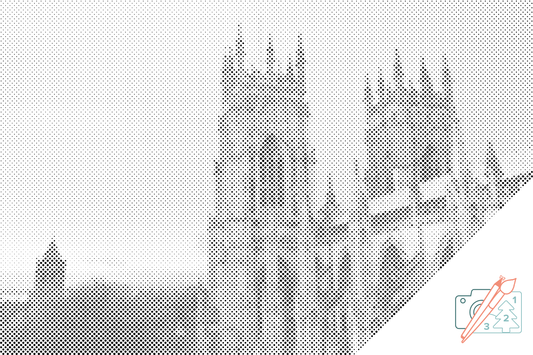 Mal-med-prikker -  York, England 2