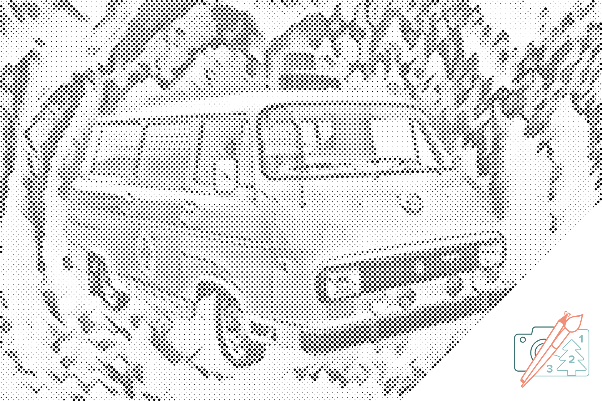 Mal-med-prikker -  Škoda 1203