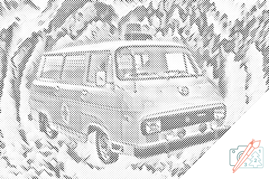 Mal-med-prikker -  Škoda 1203