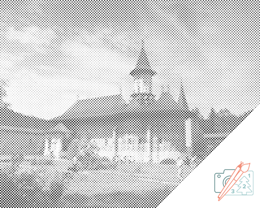 Mal-med-prikker -  Moldovita Kloster, Rumænien