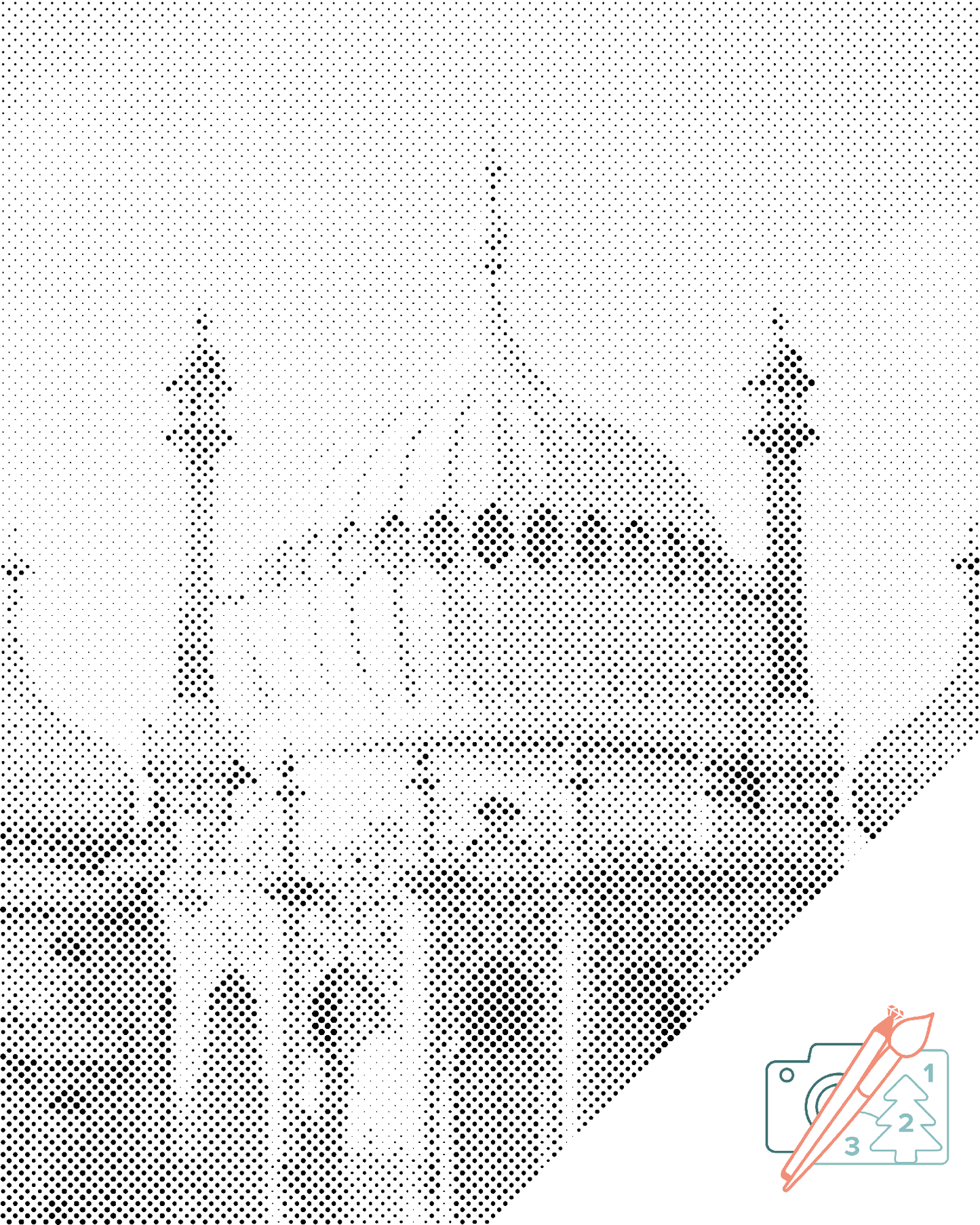 Mal-med-prikker -  Royal Pavilion, Brighton - England