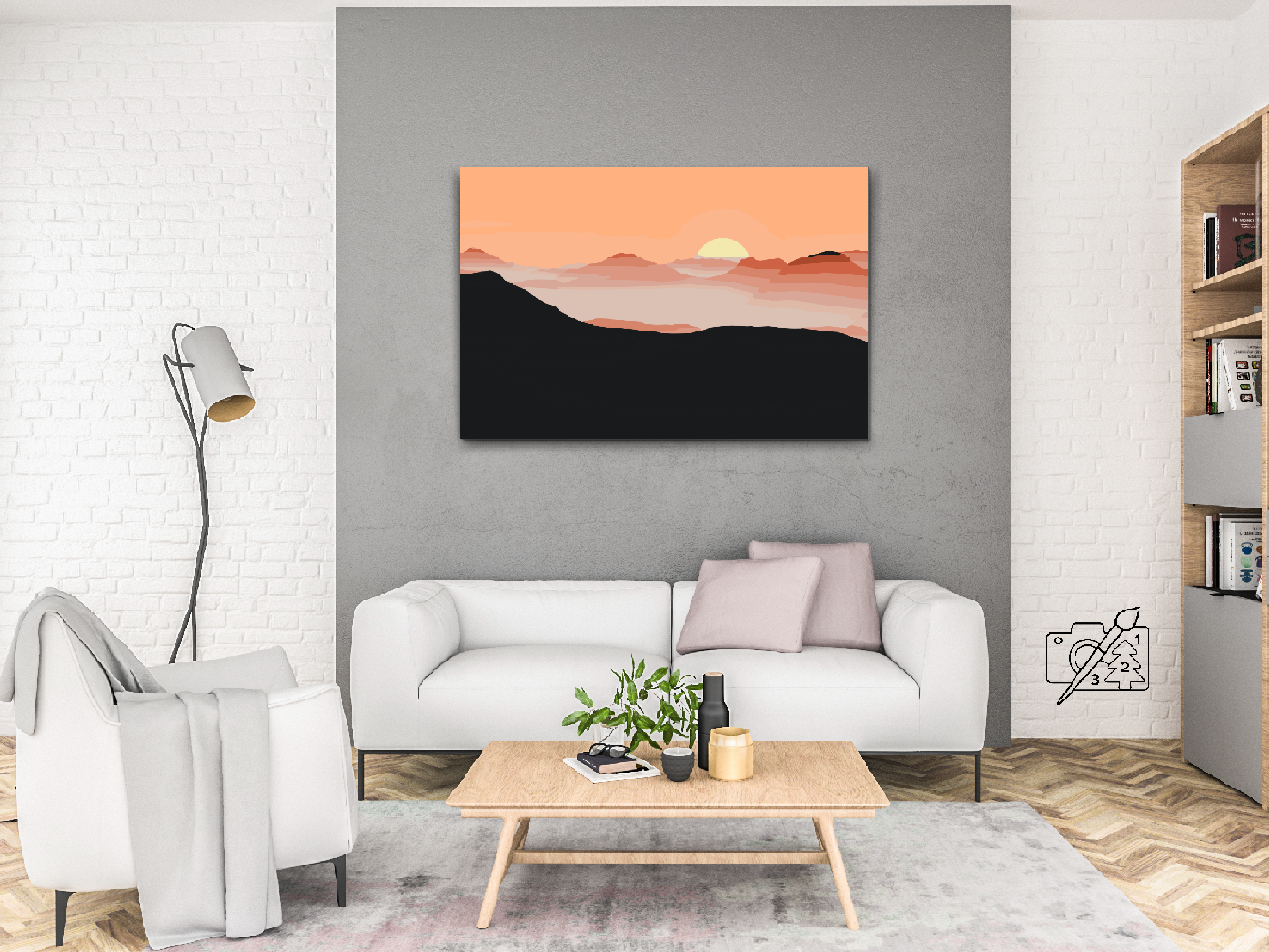 Paint by Numbers - Solen i bjergene