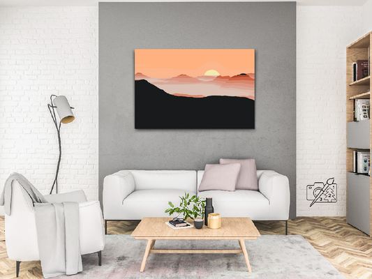 Paint by Numbers - Solen i bjergene