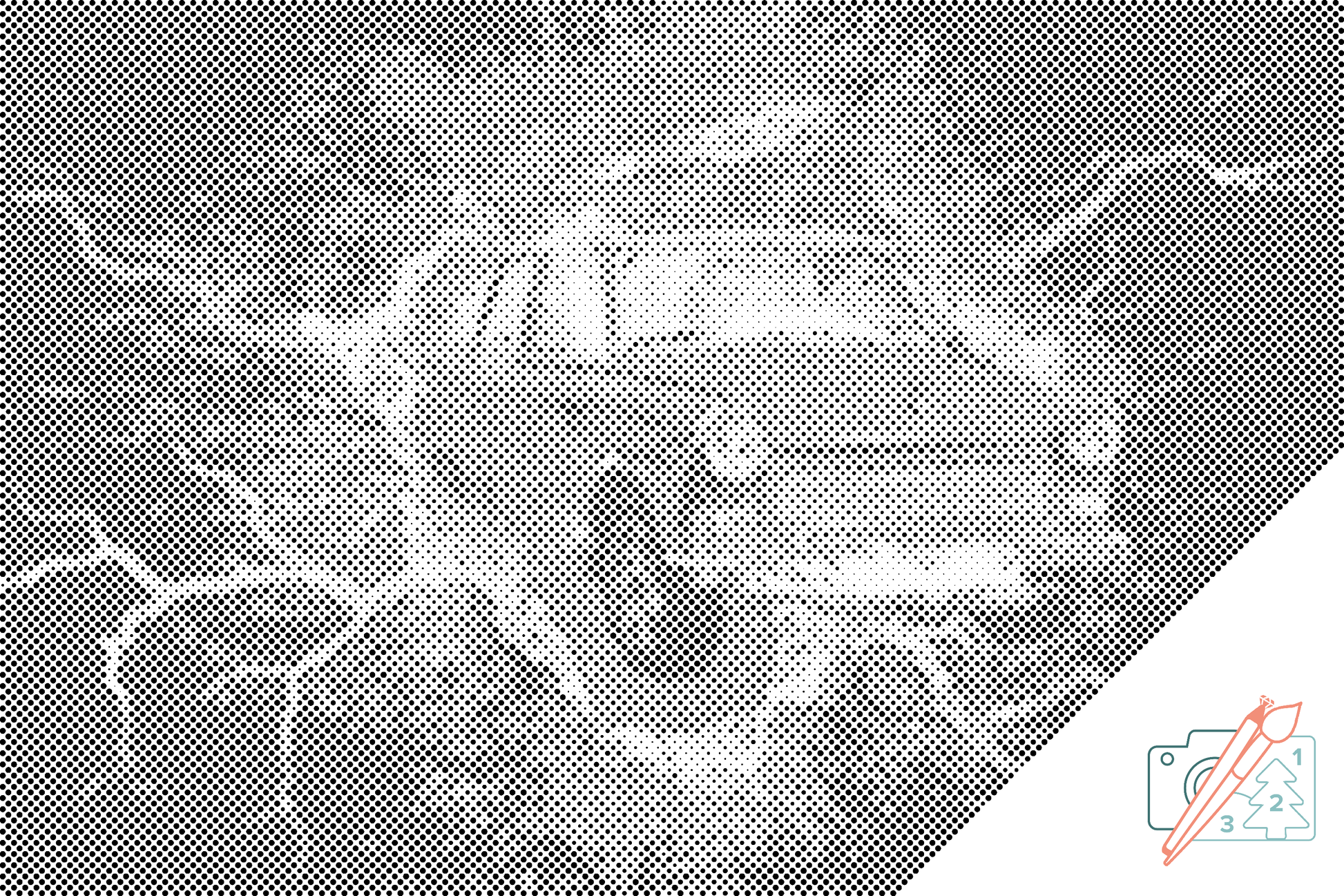 Mal-med-prikker -  Trabant