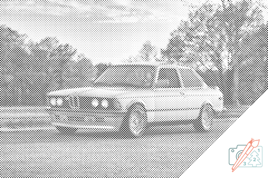 Mal-med-prikker -  BMW E30
