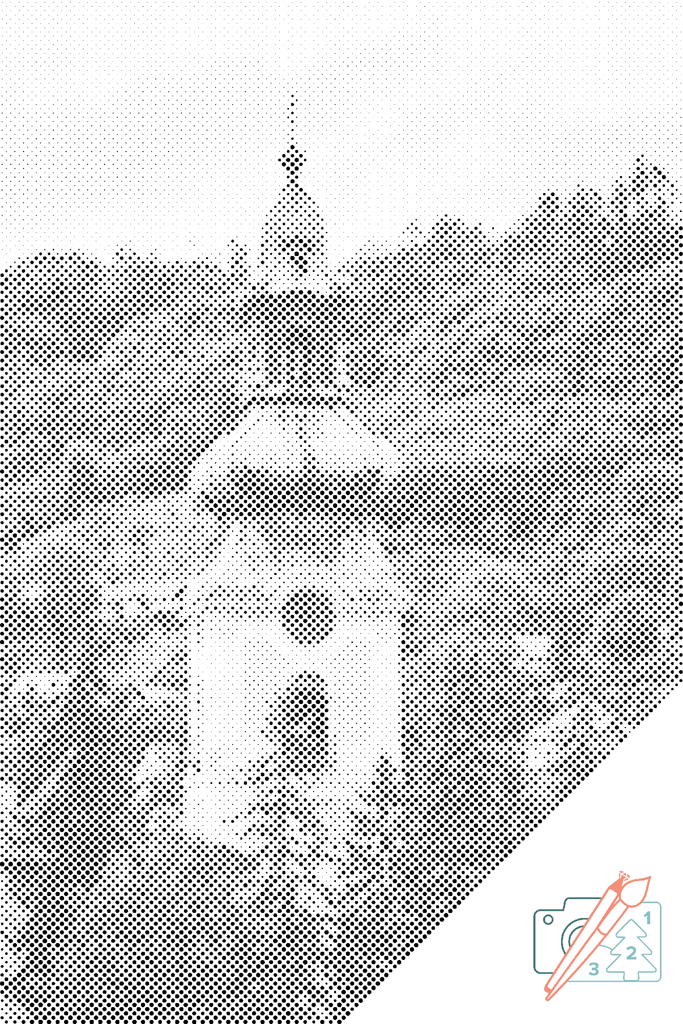 Mal-med-prikker -  Kirke i Banská Štiavnica, Slovakiet