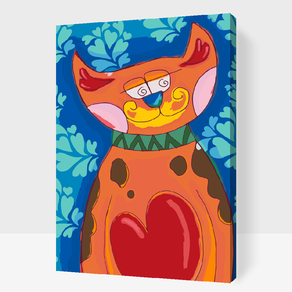 Paint by Numbers - Smilling Cat