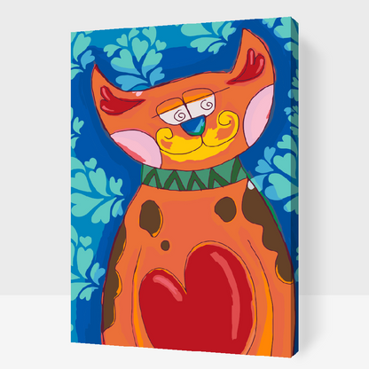 Paint by Numbers - Smilling Cat
