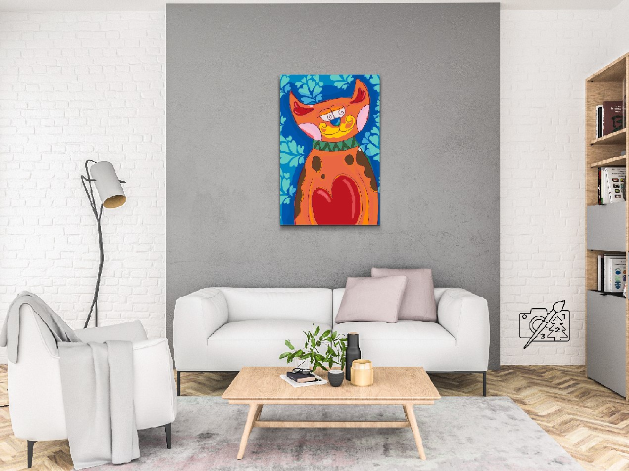 Paint by Numbers - Smilling Cat