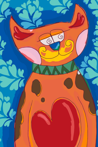 Paint by Numbers - Smilling Cat