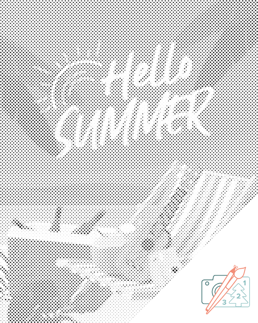 Mal-med-prikker -  Hej Summer