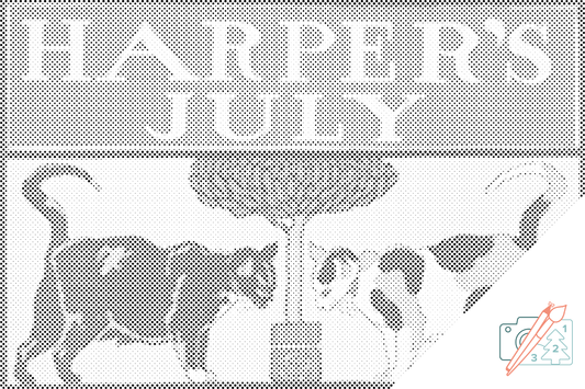 Mal-med-prikker -  Harper's July